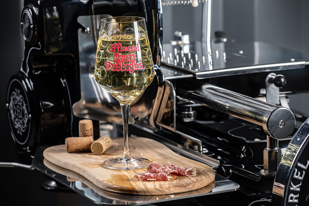 Uffbasse! Neues Dubbeglas