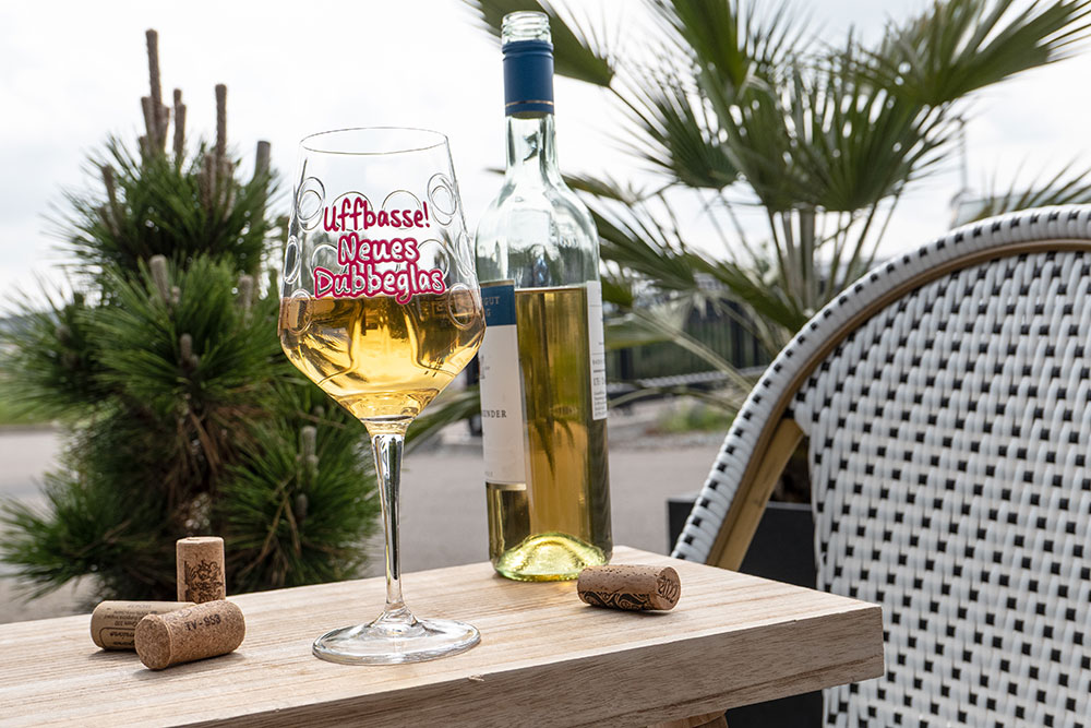 Electra mit Dekor Dubbe „uffbasse!“