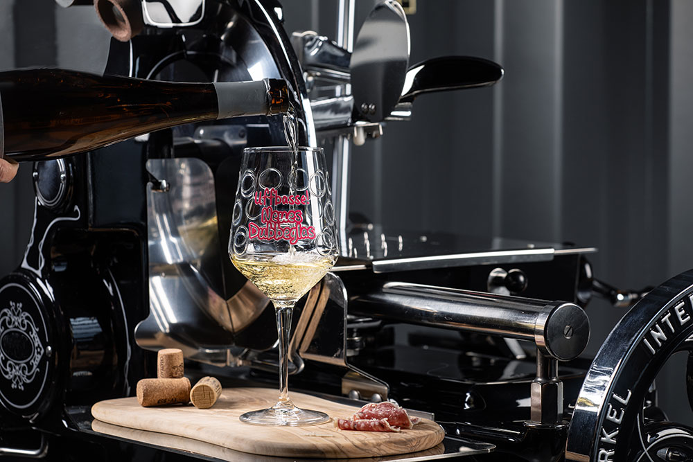 Electra mit Dekor Dubbe „uffbasse!“