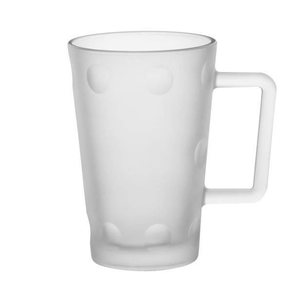 Dubbeglastässel, satiniert