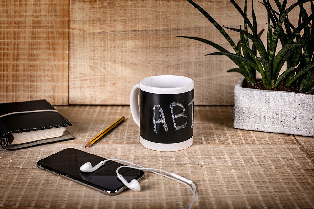 Wiesbaden mit Schreibtafel