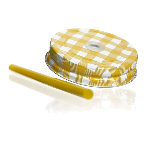 Country Jar gelb Deckel