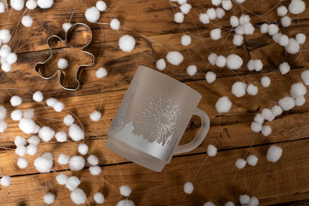 Henkelbecher satiniert